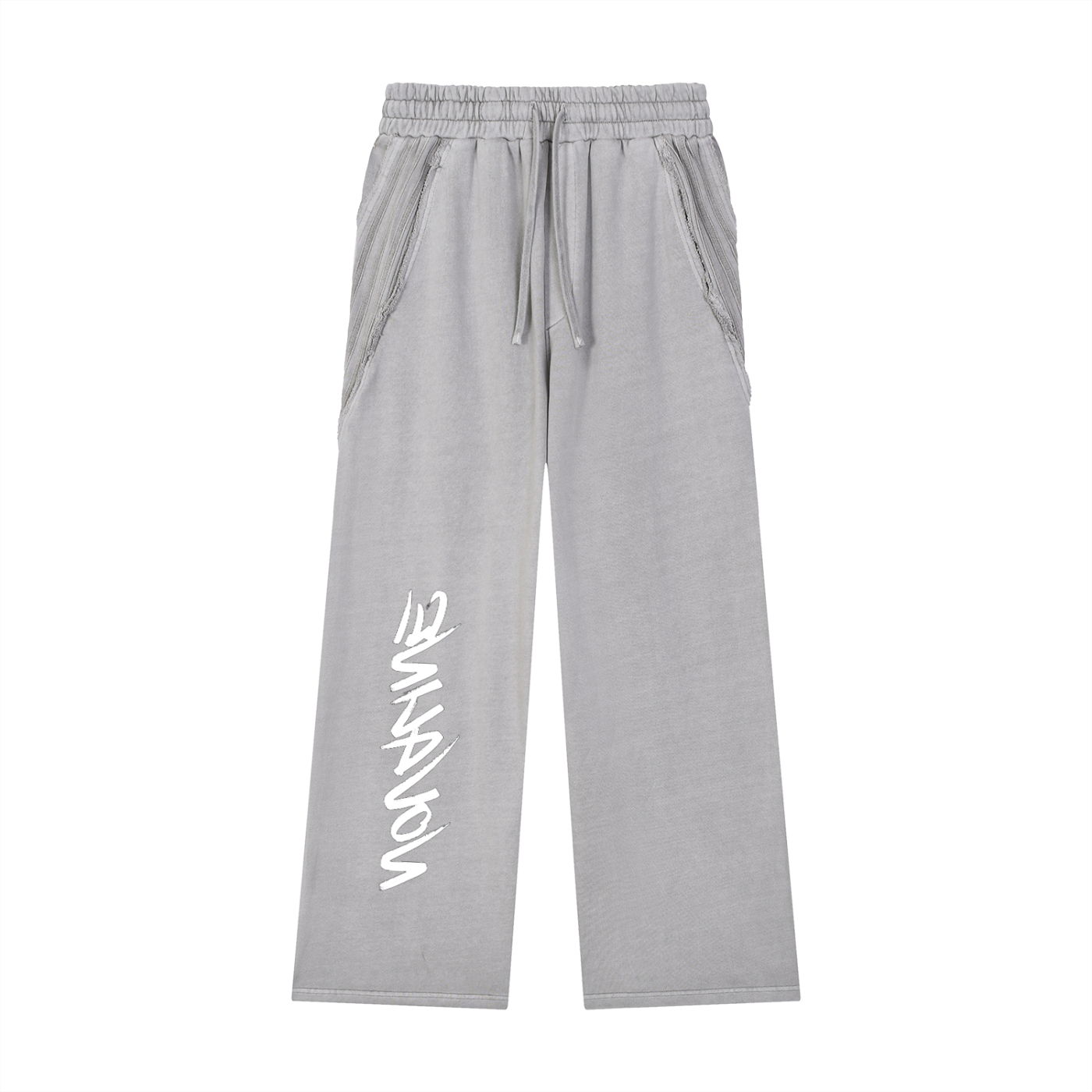 Nova Line INVERTED Snow Washed Tape Raw Edge Sweatpants