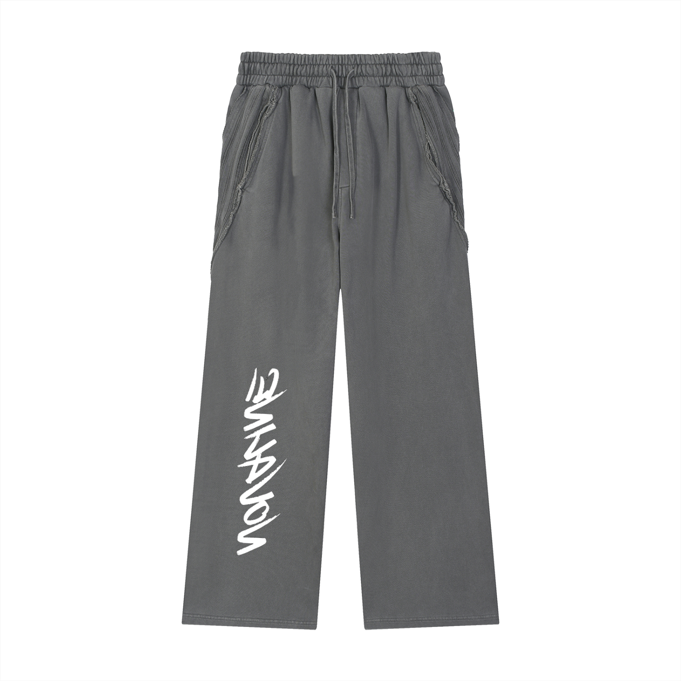 Nova Line INVERTED Snow Washed Tape Raw Edge Sweatpants