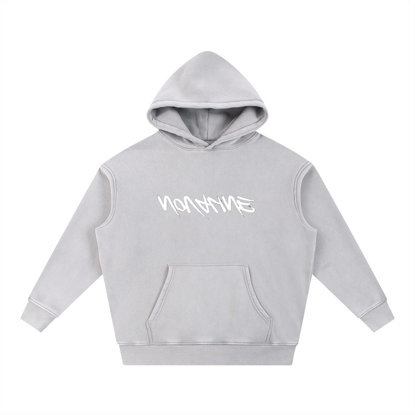 Nova Line INVERTED Snow Wash Fleece Oversize Hoodie