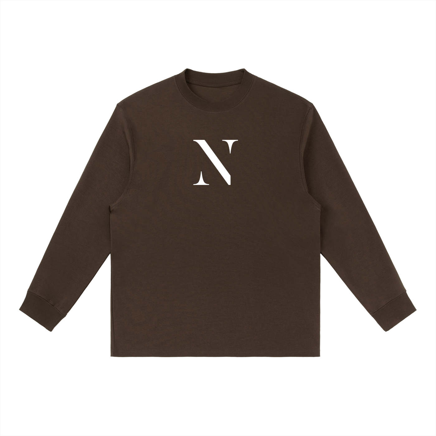 Nova Line ‘N’ Essential Crewneck Long-Sleeve T-Shirt