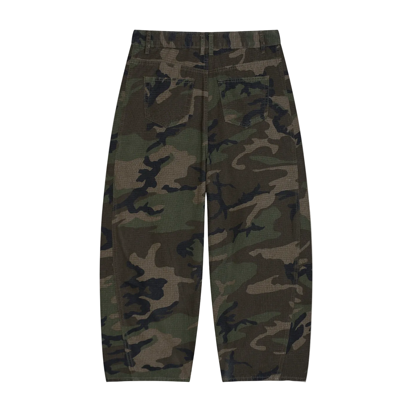 CAMO BARREL LEG CARGOS