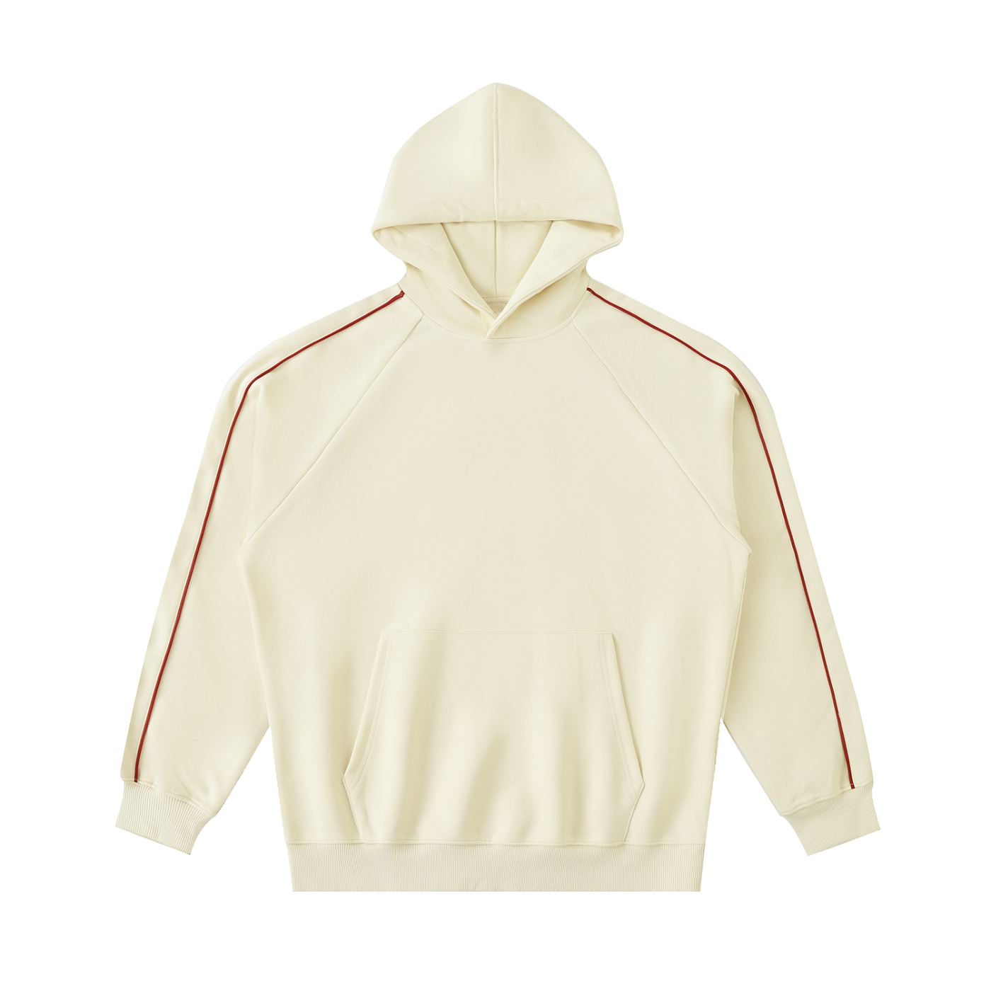 Nova Line Apricot Contrast Piping Raglan Hoodie