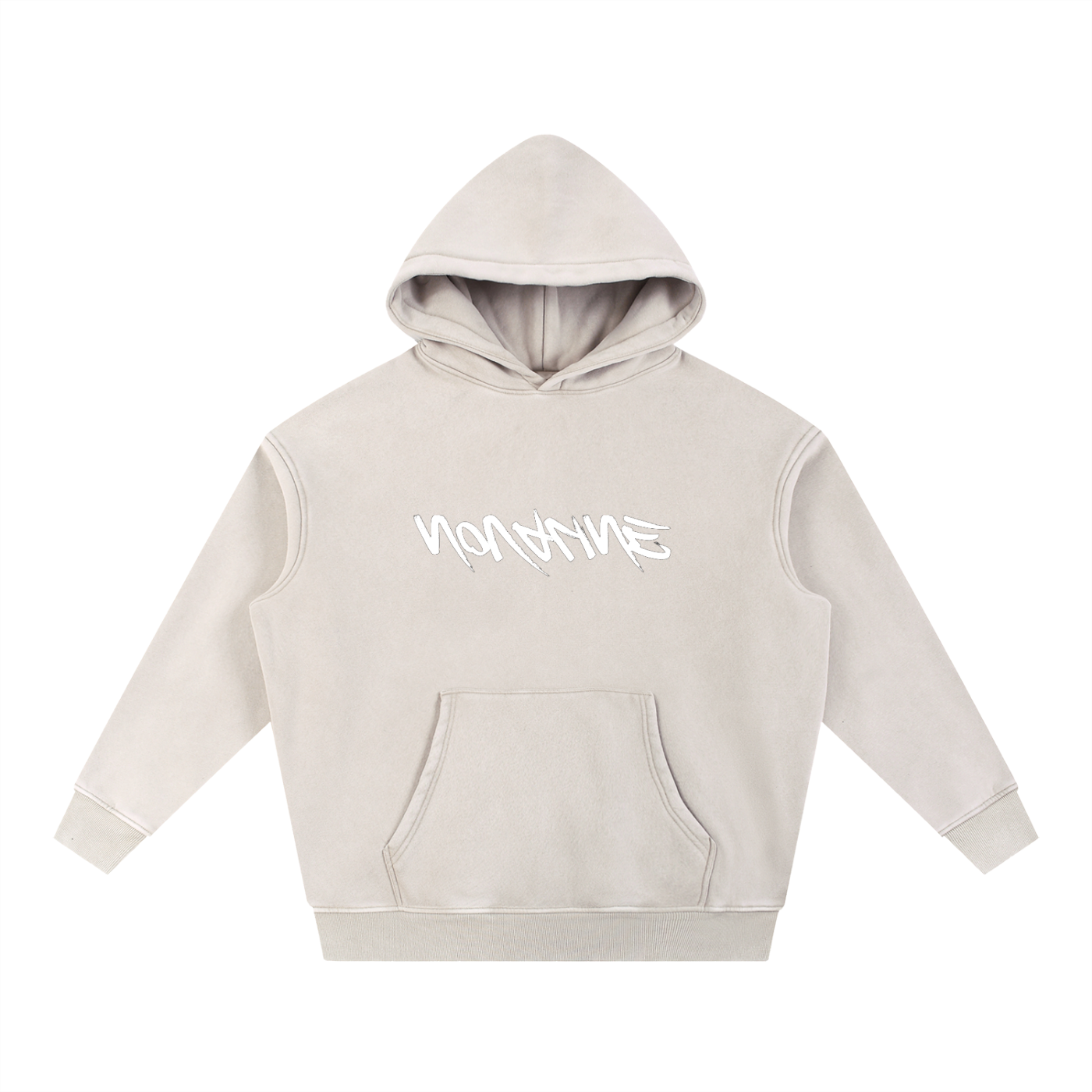 Nova Line INVERTED Snow Wash Fleece Oversize Hoodie
